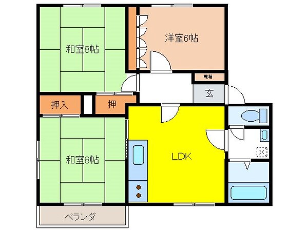 ドリームライフ倉石Ｓの物件間取画像